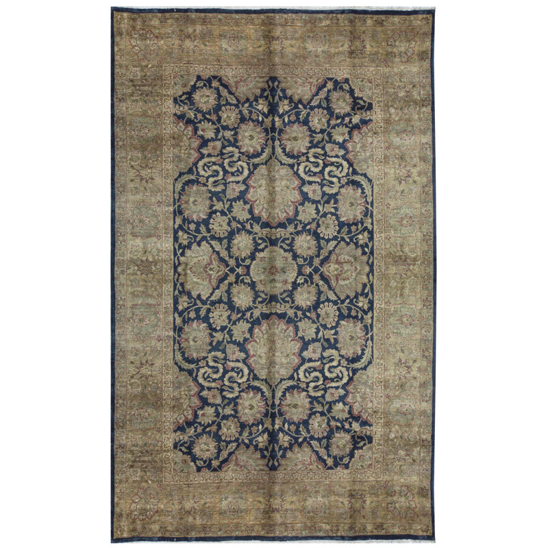 One-of-a-Kind 11'11" X 19' Before 1900 Wool Area Rug in