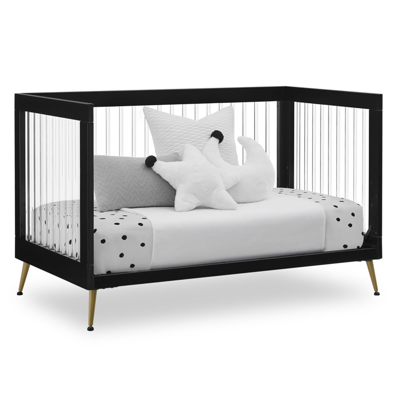 Sloane 4-in-1 Convertible Crib, Ebony/Melted Bronze