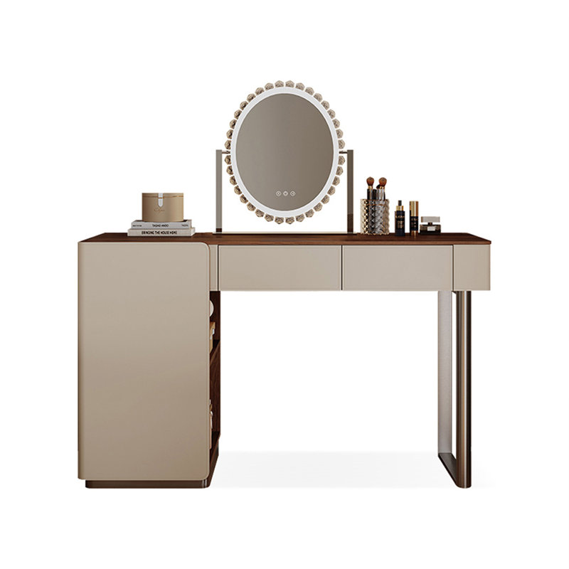Makeup Vanity with Light mirror,2 drawers