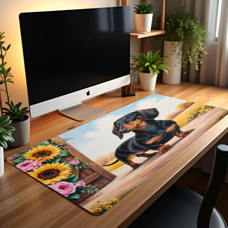 Polyester Desk Pad, 31.5x15.5