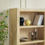 Bibliothèque en bois à 3 niveaux H 72,25 "x l 32" Cottrell avec armoire de rangement-81727470