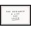 Reproduction d’art sur papier encadrée « She design a Life her loved IV » par Marmont Hill-38519973