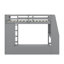 Lit mezzanine en bois avec bureau, étagères à rangement multiples, DEL et portemanteau suspendu-763514296