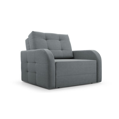 Hoggard Upholstered Accent Chair with Footstool