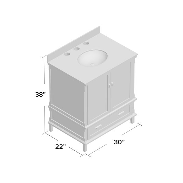 Joss & Main Sita 30'' Single Bathroom Vanity with Stone Top & Reviews ...