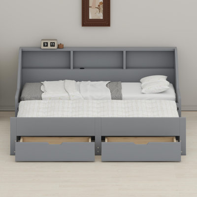 Multifunctional Daybed with Storage Drawers