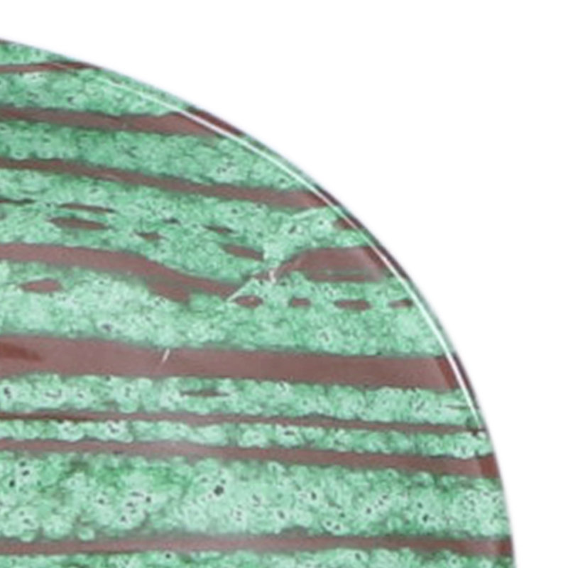 Assiette plate Stardust, Vert