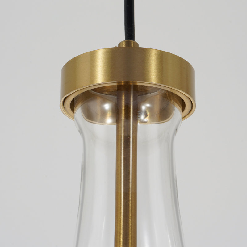 Luminaire suspendu en verre 1 lumière