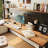 Brown+Black Rectangular Solid Wood desk-3484549-3484551