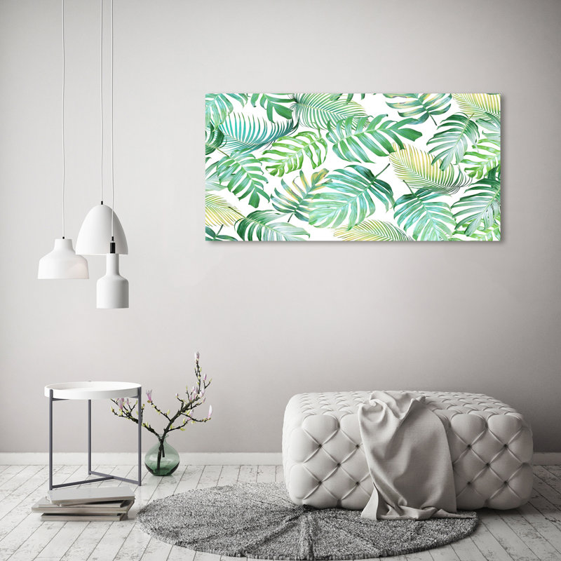 Tropical Leaves - Wrapped Canvas Print