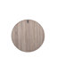 Maderia Wood Flat Wall Mirror