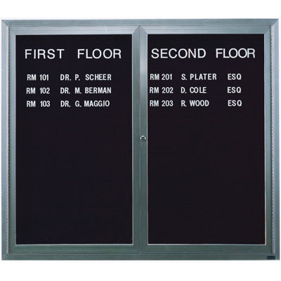 AARCO No Vinyl Metal Letter Board