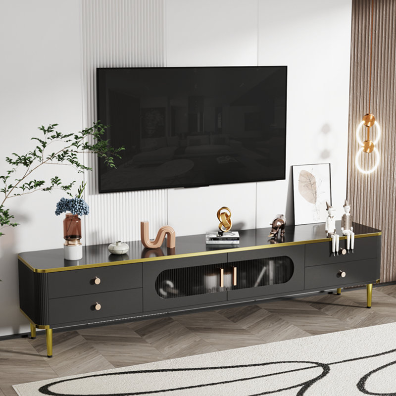Meuble télé 65 po avec rangement