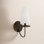 Walling Single Light Dimmable Armed Sconce