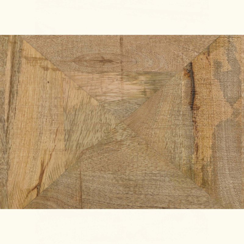 Natural Rectangular Solid Mango Wood Coffee Table