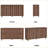 59" Fluted Sideboard With Storage, Large Buffet Cabinet With 4 Doors For Kitchen And Living Room-528691685