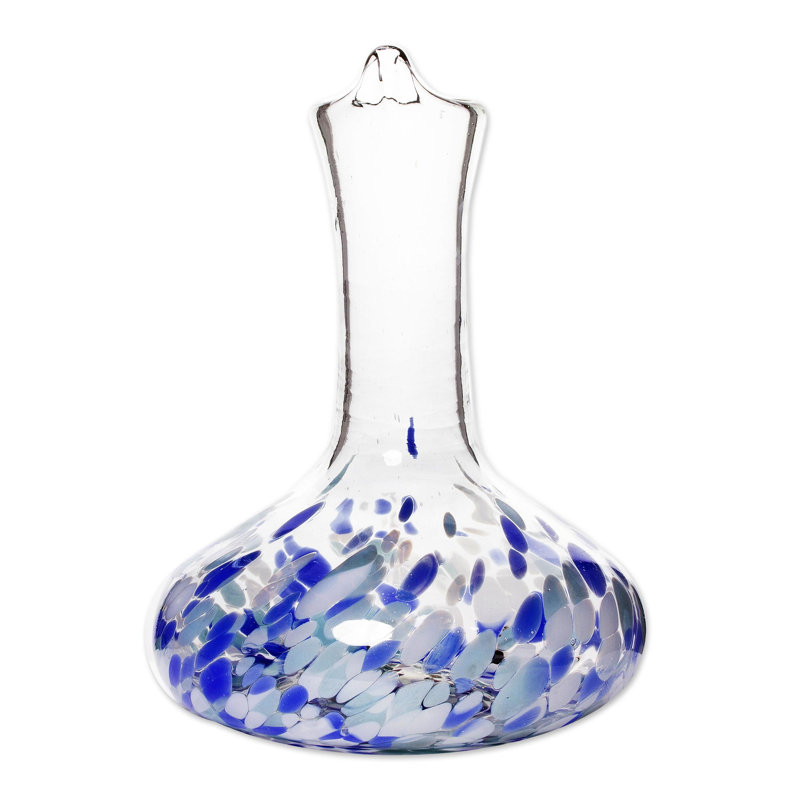 Décanteur en verre soufflé à la main Red Barrel Studio®