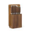 Hampton Forge Woodlyn Cutlery Block 10 PC
