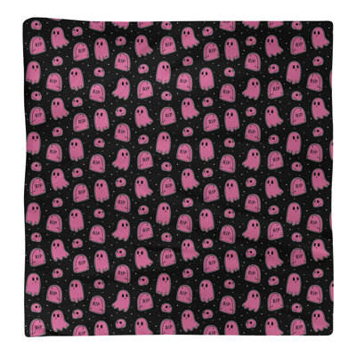 Serviette de coton à motif fantôme
