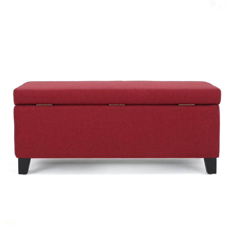 STORAGE OTTOMAN, Red