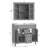 Bandy 35.9'' Single Bathroom Vanity with Ceramic Top-531083504