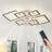 33-Inchblack Ceiling Fan With Lights Remote Control And APP Control, Dimmable With Remote 7 Blades 6 Speeds Of Wind