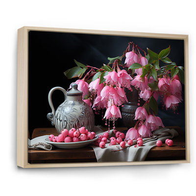 " Fuschia Bouquet Still Life "
