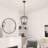 Natalija 4 - Light Dimmable Lantern Geometric Chandelier-1999827086