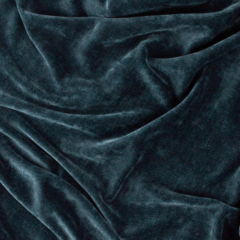 Heavy Chenille Yard Throw, Navy, 200cm x 150cm