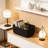 Woven Cotton Storage Baskets Set Of 3, Handmade Organizer Bins For Closet, Shelf, Desk, And Nursery, Decorative Rectangular Baskets For Home Organization-885824957