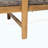 Modern WOOD + WICKER CHAISE LOUNGE