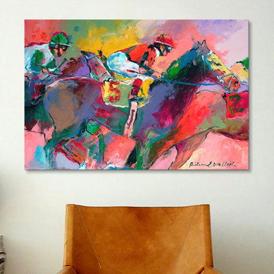 « course 2 » par richard wallich, reproduction d’art sur toile