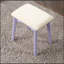 Ensemble de coiffeuse et tabouret en bois-853004287