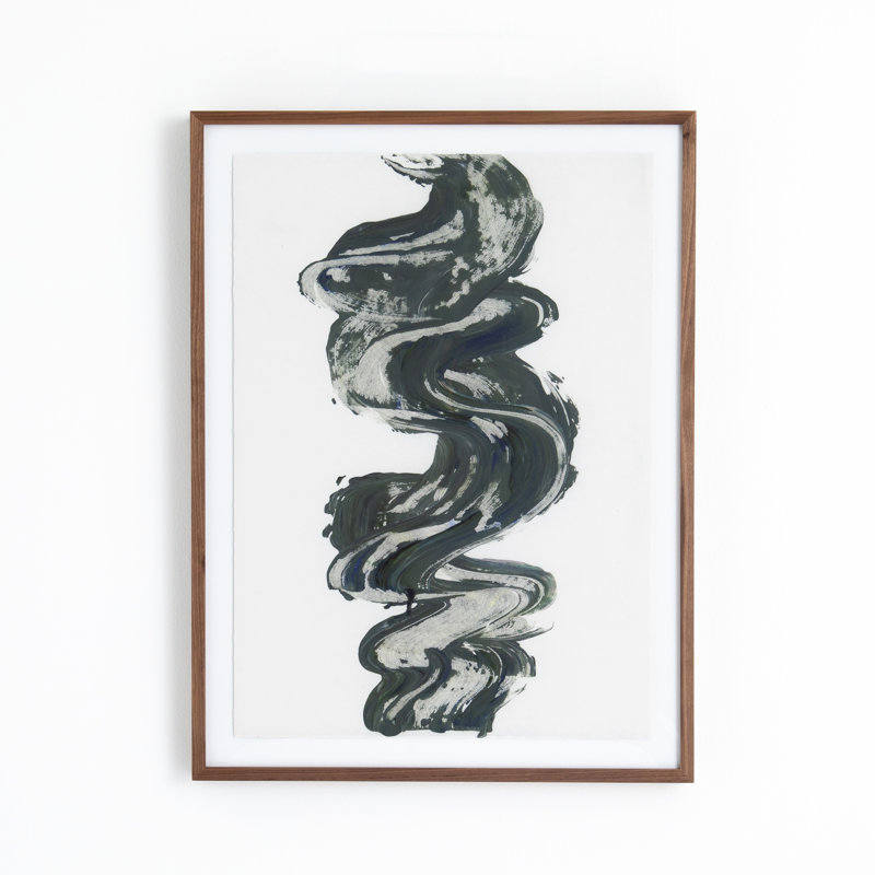 Marbled Stroke Print by Gold Rush Art Co., 48" H x 36" W