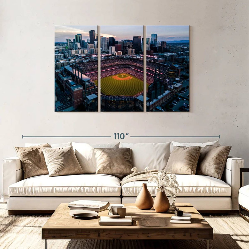 Stade Sirci Coors Field, H 48 po x l 74 po