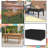 HeavyDuty Multipurpose Outdoor Waterproof Rectangle Table Cover, Durable & UV Resistant Patio Table Cover-1681275840-1681275847