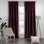 Matte Velvet Room Darkening Curtain Panel Set