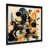 Impression noire sur toile encadrée sélectionné