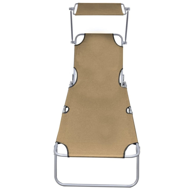 Danielburnham Reclining Deck Chair, Taupe