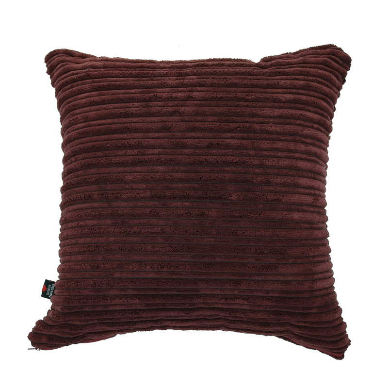 Moorebank Square Throw Cushion, 55 x 55cm, Chocolate
