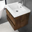 Meuble-lavabo mural simple 24 po avec plateau en résine Kaileen-503840790
