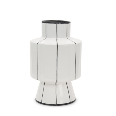 Vase de table en céramique 16 po