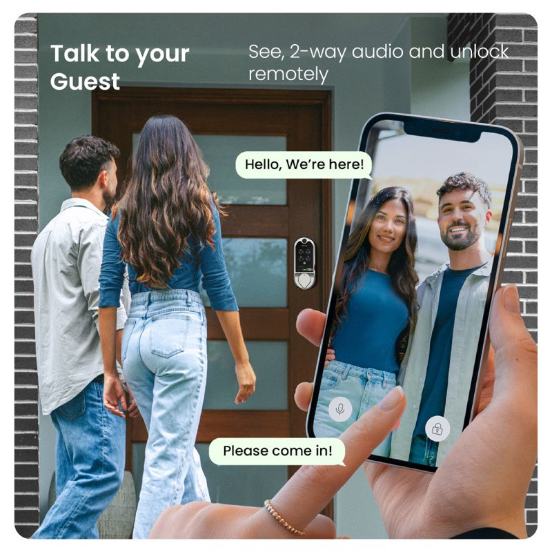 Lockly Vision Smart Lock + Video Doorbell (SN)