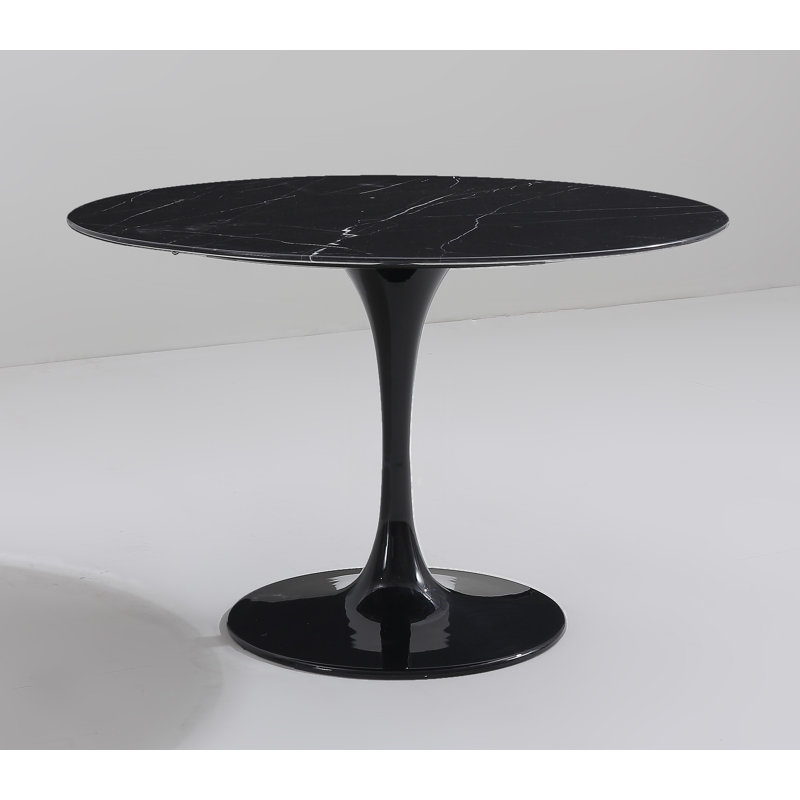 Table de salle à manger Rodiguez, Noir