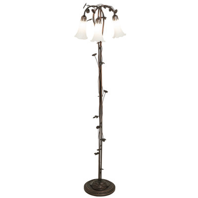 Lampe sur pied 3 lumières 58 po Tiffany Pond