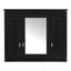 Armoire murale avec miroir et tablettes-386620617