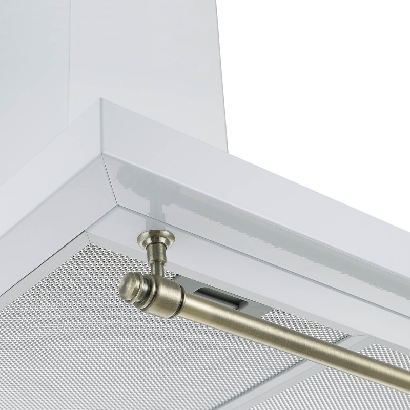 Hotte murale convertible 30 pouces 440 CFM, Blanc