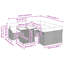 234cm Wide Patio Sofa with Cushions
