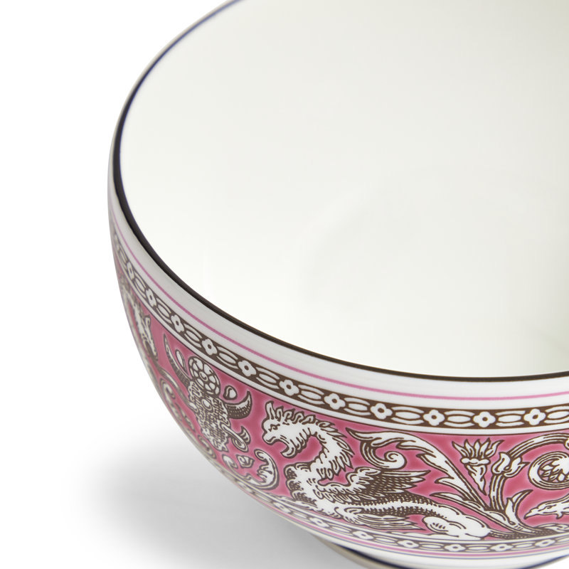 Florentine Colours Rice Bowl 4.1in, Pink
