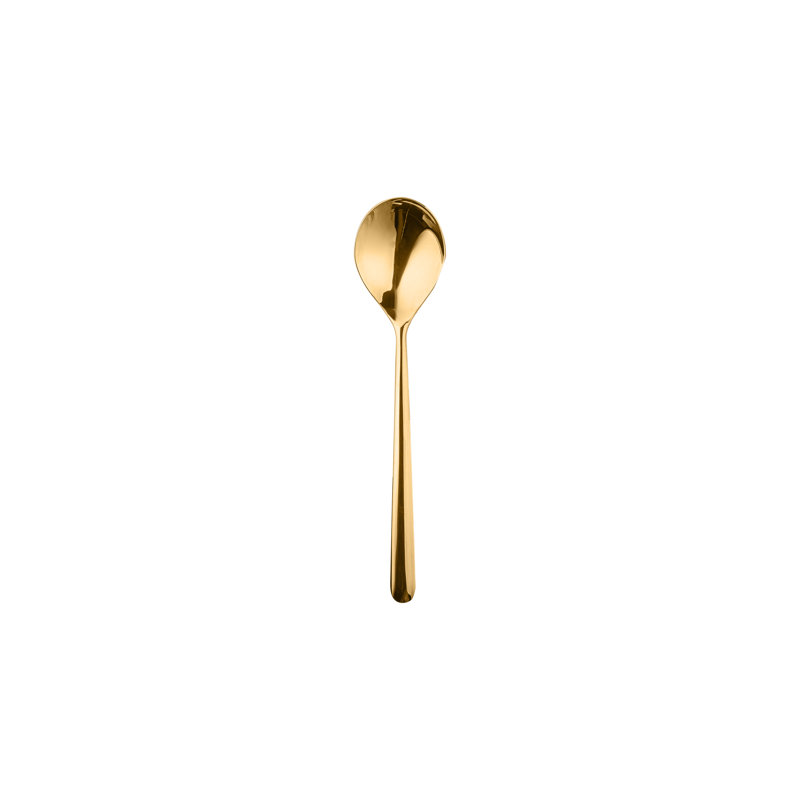 Linea Dessert Spoon, Oro
